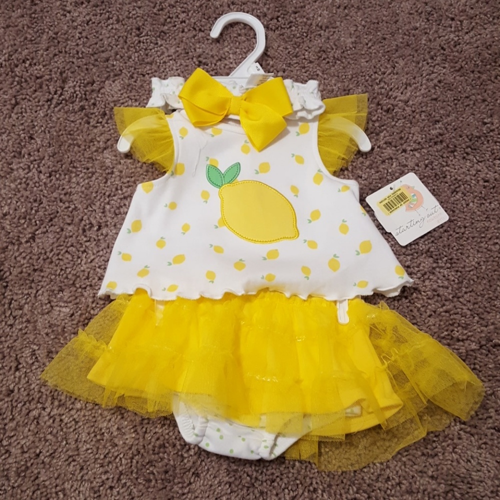 lemon baby outfit
